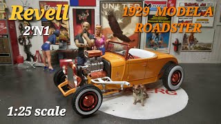 Revell 125th scale 2N1 1929 Model A Roadster [upl. by Alyse]