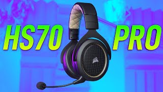 Best 100 Wireless Gaming Headset Out  Corsair HS70 PRO Review [upl. by Howe]