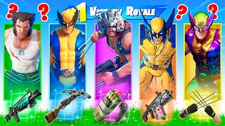 The RANDOM WOLVERINE BOSS Challenge Fortnite [upl. by Socher958]