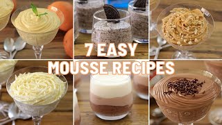 7 Easy Mousse Recipes [upl. by Alroi]