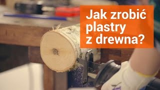 Jak zrobić plastry z drewna  podkładki na stół ogrodowy [upl. by Bronwyn]