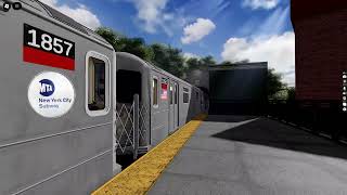 R62A 1 Train departs Dyckman St [upl. by Aehtorod839]