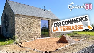 ON COMMENCE LA TERRASSE et préparation de lescalier  EP60  construction maison [upl. by Harriet]