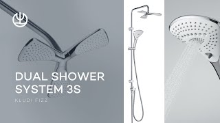 KLUDI FIZZ Dual Shower System 3S 6709305 00 [upl. by Sanborn76]