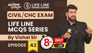 Episode 43 Life Line MCQs Series For CIVILCHC Exam  By Vishal Sir [upl. by Ruosnam]