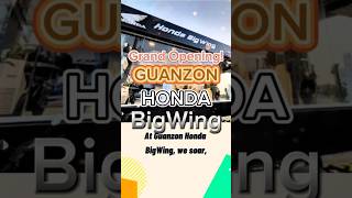 Todays the Day Grand Opening of The NEW Guanzon Honda BigWing Calasiao lizgmotocorner [upl. by Novej]