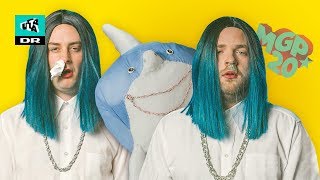 MGPværterne Joakim og Kristian snotter med Billie Eilish  MGP 2020  Ultra [upl. by Magdaia511]