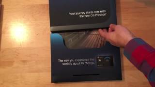 Unboxing Video for Citi Prestige Card [upl. by Lotsirhc877]