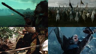 Top 10 EPIC ancient and medieval massive battles movie scenes of all time PART 2 [upl. by Leirrad]