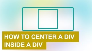 How to center a div inside a div with html and css [upl. by Hebrew778]