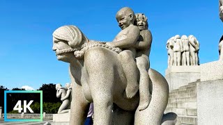 Mysterious ART Vigeland park OSLO 🇧🇻  MUSTSEE [upl. by Terese344]