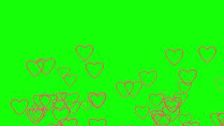 Neon Sign Love Heart Symbol Animation on Green Screen  4K  FREE TO USE [upl. by Anazraf]