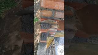 Brickwork 🧱👍 shortvideo shortsfeed construction bricklaying brickwork amazing [upl. by Ahsinelg74]