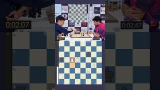 When firouzja blundered the game against Hikaru 😳 chess grandmaster échecs ajedrez schach [upl. by Coussoule29]