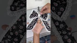 Bow design  blouse bow  hair bow  bowdesign banane ka bilkul aasan tarika very easy [upl. by Claudia]