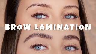 DIY BROW LAMINATION  AT HOME [upl. by Ajay]