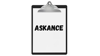 Askance Learning English Word [upl. by Aneahs258]