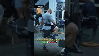 Understand why static stretching before amp after weight training Watch  weighttraining shorts [upl. by Fred]