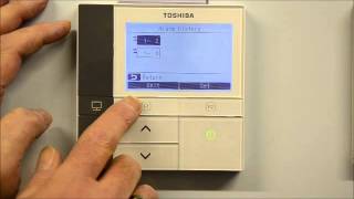 Access or clear alarm history on a Toshiba RBCAMS51 Controller [upl. by Maren]