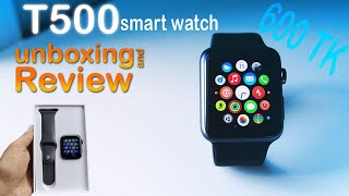 Smart watch Bangla review and Unboxing। T500 smart watch। [upl. by Poul]