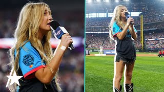 Ingrid Andress’ Streams SPIKE After Viral ‘Drunk’ National Anthem [upl. by Aria]