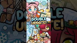 DOUBLE avatarworld UPDATE📣 SNOWY WEATHER is finally here with our NEW Fancy Restaurant❄️🍝⭐pazu [upl. by Cam573]