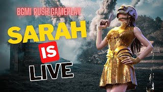 Rush Gameplay is On  Join with Teamcodes live bgmi live [upl. by Dugan]