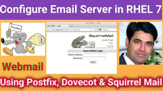 Configure Email Server using PostFix Dovecot and Squirrel Mail in RHEL 7 CentOS 7 Nehra Classes [upl. by Attesoj355]