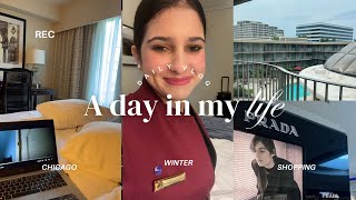 A day in my life as a Qatar Airways Cabin Crew Layover in Chicago Cabin Crew Life [upl. by Hgielsel33]