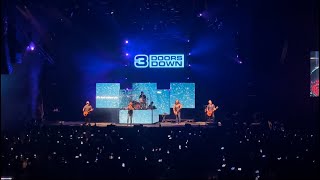 3 Doors Down Not My Time amp Here Without You LIVE  Hard Rock Atlantic City NJ 2024 [upl. by Dannel]