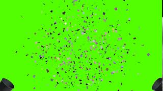 Confetti  Green Screen Effect [upl. by Aerdma]