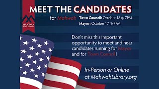 Meet the Candidates for Mahwah Town Council [upl. by Lekcar]