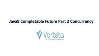 Java8  CompletableFuture  Part 2  Concurrency supplyAsync [upl. by Arimas337]