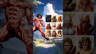 Attack Titan vs All titan aot whoisstrogest shorts [upl. by Teena]