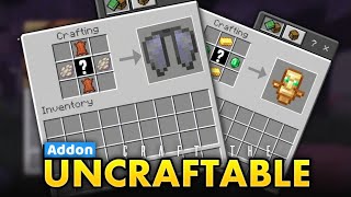 ELYTRA SEKARANG BISA DI CRAFTING Review Addon MCPE 121 [upl. by Noak]