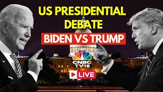 Trump Vs Biden Debate LIVE US Presidential Debate 2024  US Elections 2024  USA News LIVE  N18G [upl. by Fredella]