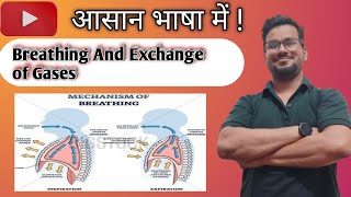 Breathing And Exchange of Gases  part 3  Mechanism of Breathing [upl. by Elokcin]