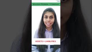 Solvent and Insolvent Person  Basic Accounting Term  Insolvent meaning Letstute Accountancy Hindi [upl. by Konstantin]