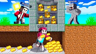 Ich KLAUE das GOLD von TEAMGUT in MINECRAFT [upl. by Zingale]