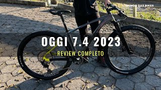 Review bike Oggi 74 20222023 mtb oggibikes trilha trilha [upl. by Adla]