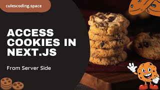 Access COOKIES in NextJS from server side  Reactjs  SSR [upl. by Nnylirej]