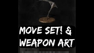 Dark Souls III Great Corvian Scythe Move Set [upl. by Fabron559]