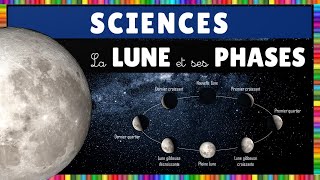 Sciences  La lune et ses phases [upl. by Kopple]