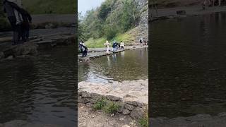 Peak District in England  stepping stones in Ashbourne [upl. by Dorreg944]