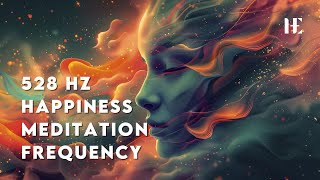 528 Hz Happiness Meditation Frequency 🎧 FULL BODY HEALIN amp Positive Energy Serotonin Release Music [upl. by Zorina]