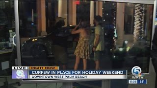 Curfew in place for holiday weekend [upl. by Aisirtap]