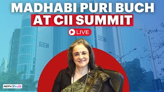 Madhabi Puri Buch Speech LIVE I SEBI Chairperson Speech LIVE I SEBI Chairperson At CII Summit [upl. by Rayle807]