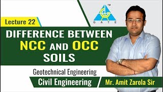 Difference Between NCC and OCC Soils  Lecture 22  Geotechnical Engineering [upl. by Aranahs]