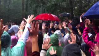 Secret Rainbow Gathering at Palenque Mexico 21 december 2012 [upl. by Ellennod]