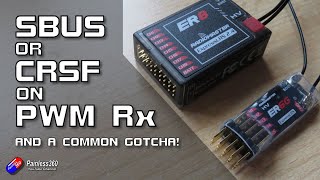 How to setup SBUS or CRSF on your PWM ELRS Receiver there are two ways [upl. by Harim]